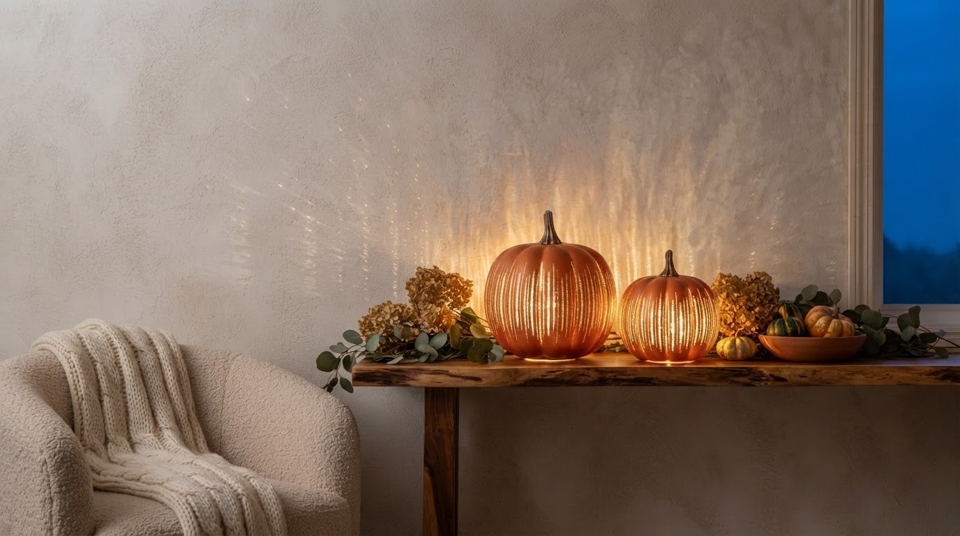 Why choose the Starry Night Glass Pumpkins set of 2?