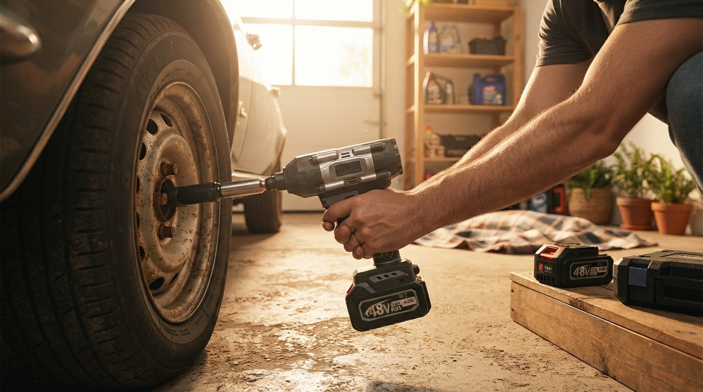 Can the Madebut 3-Speed Wrench remove rusted lug nuts?