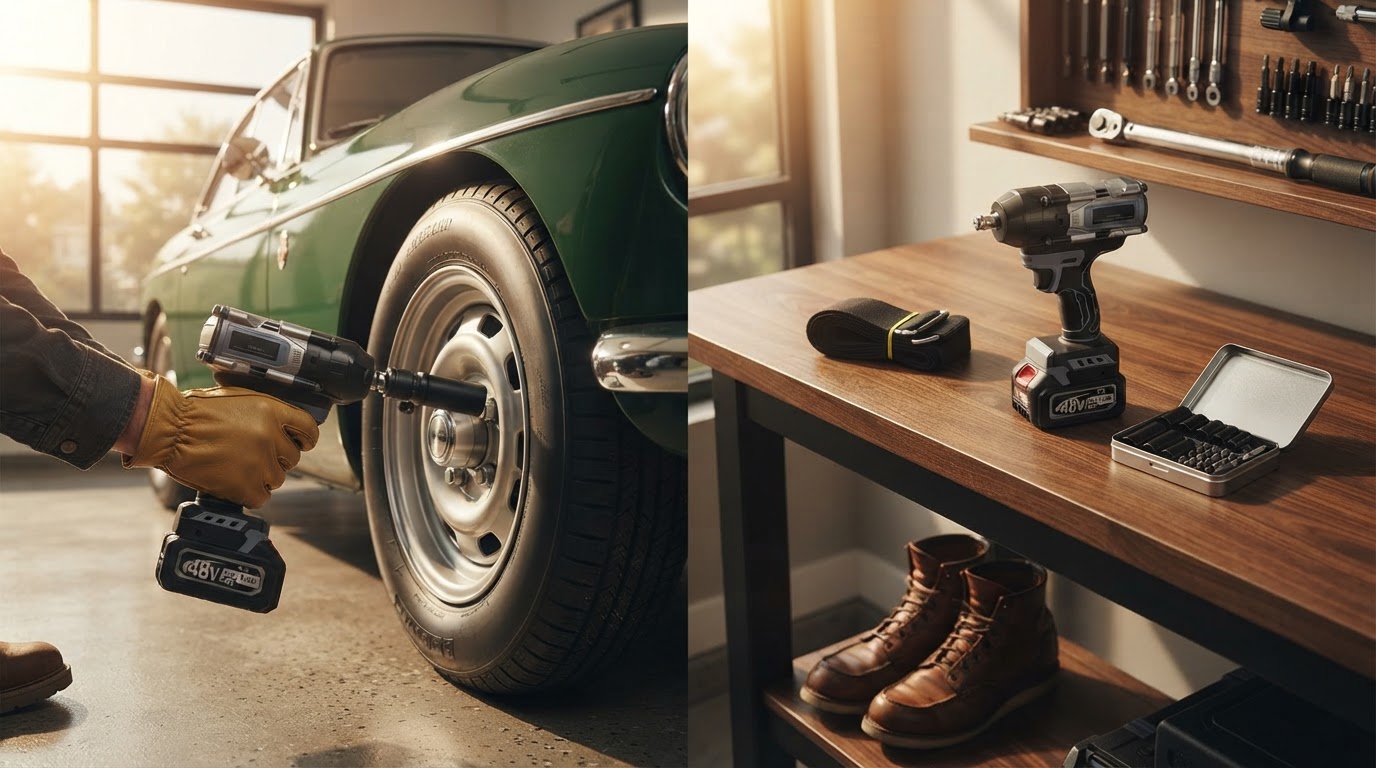 Selecting the Madebut Cordless Impact Wrench 3-Speed