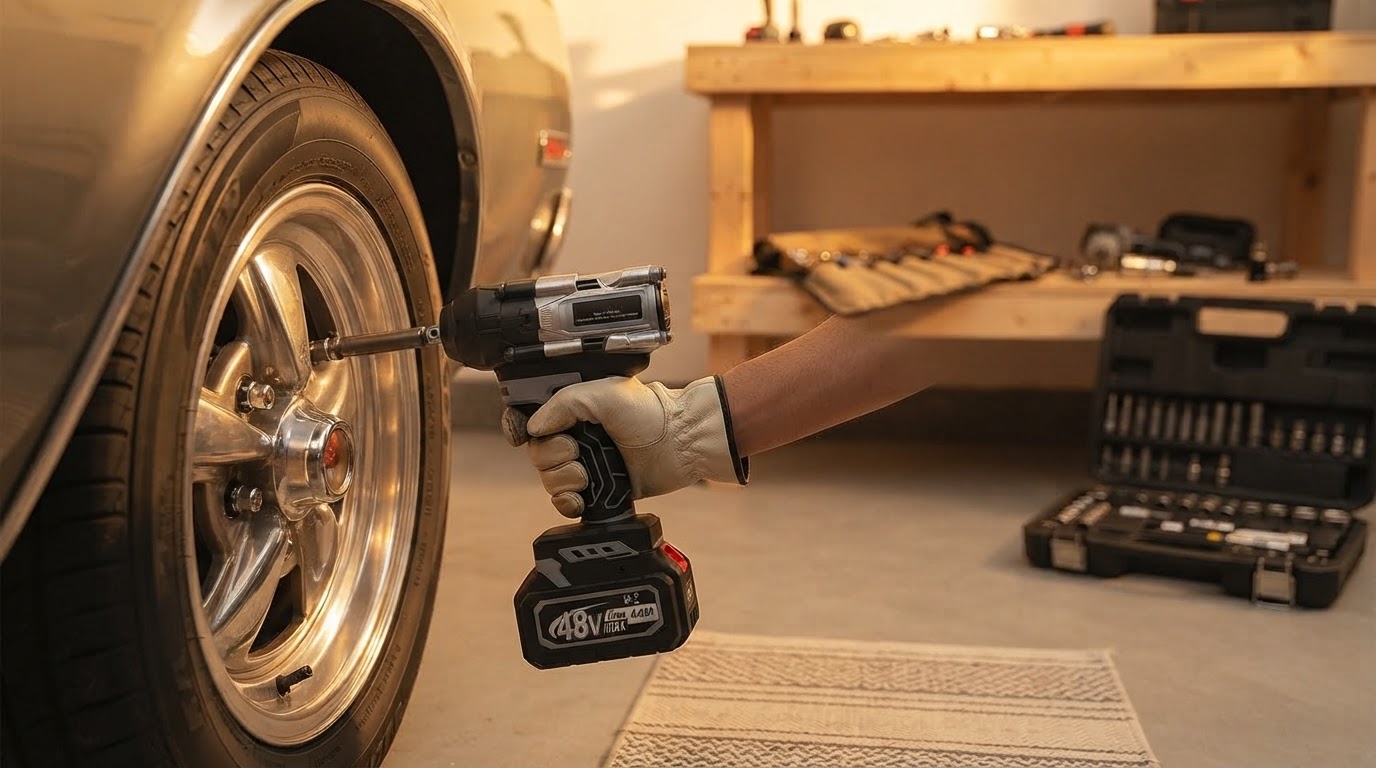 Maintaining Your Vehicle with Madebut Cordless Impact Wrench