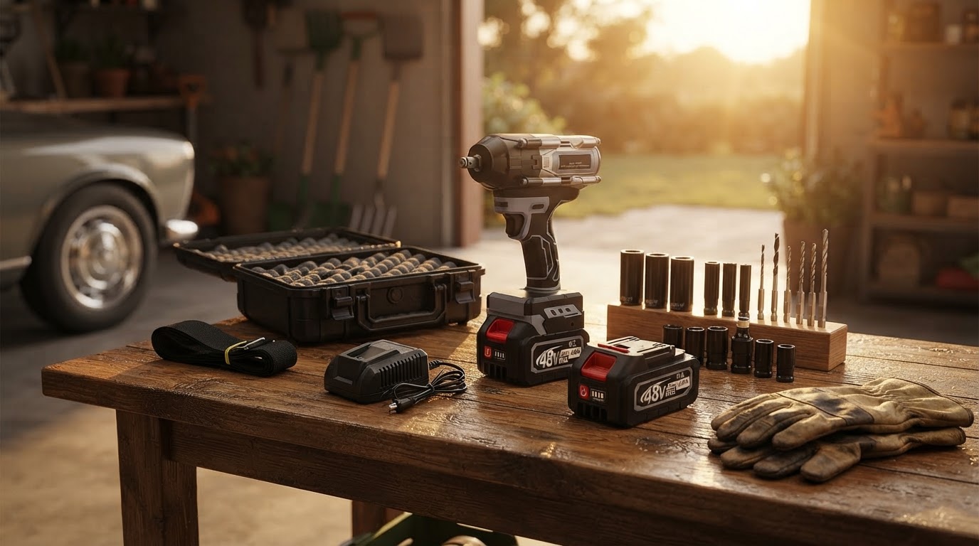 What is included in a Madebut Cordless Impact Wrench kit?
