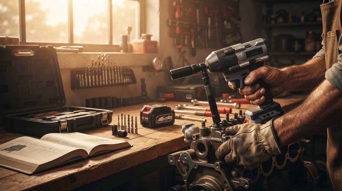 Precision and Torque in the Madebut Cordless Impact Wrench