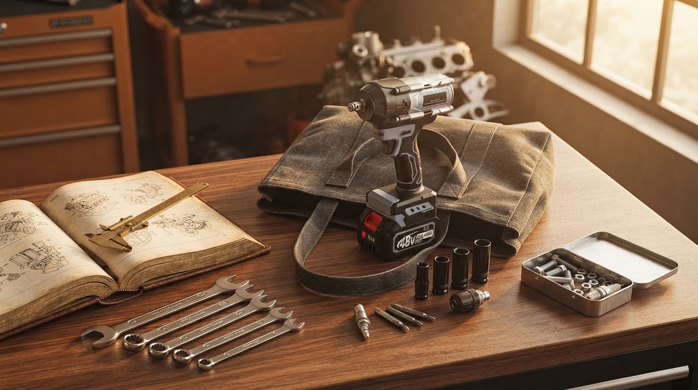 Madebut Cordless Impact Wrench Utility for Mechanics