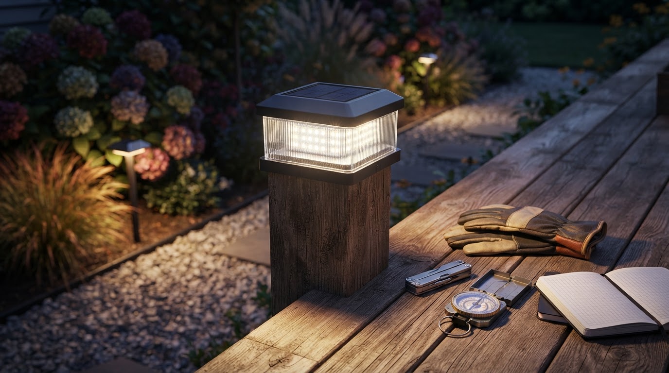 Maximizing Brightness in Solar Fence Post Lights
