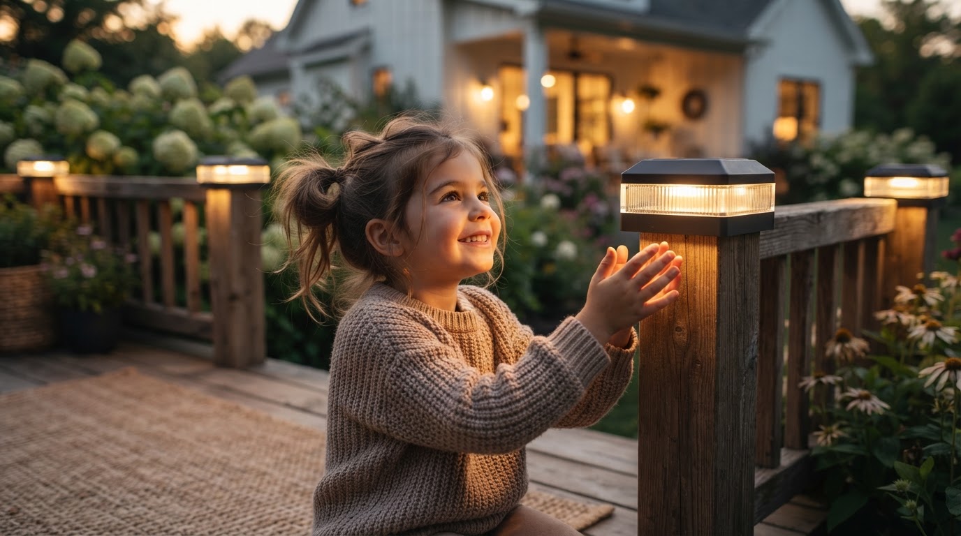 How do I install waterproof Solar Fence Post Lights?