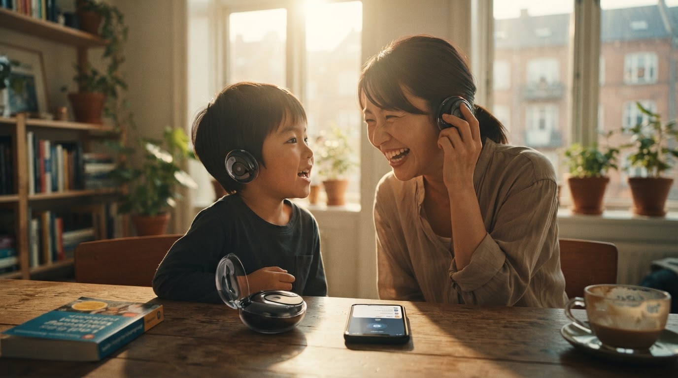 How do expats use AI translation headphones for daily life?