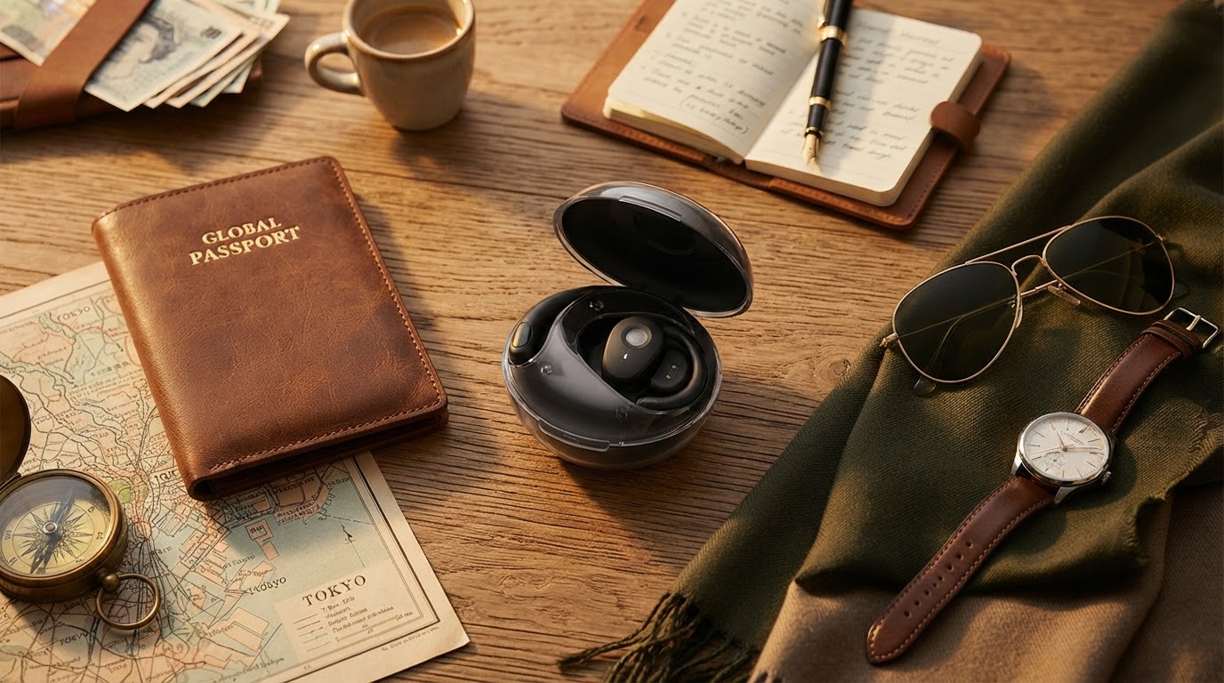 AI Powered Wireless Bluetooth Translation Headphones with HiFi Stereo Sound for Global Communication
