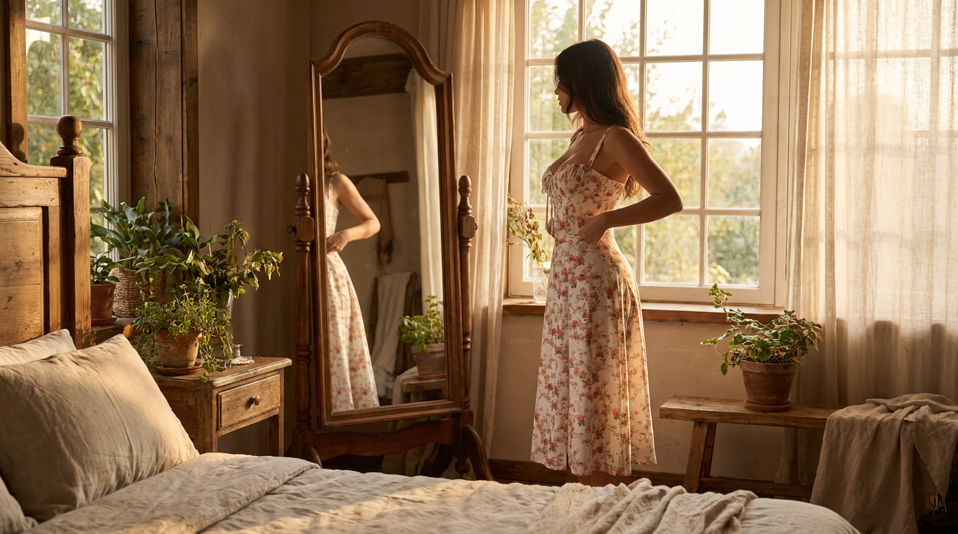 Does the Floral Bustier Midriff Waist Shaper Dress fit an hourglass shape?