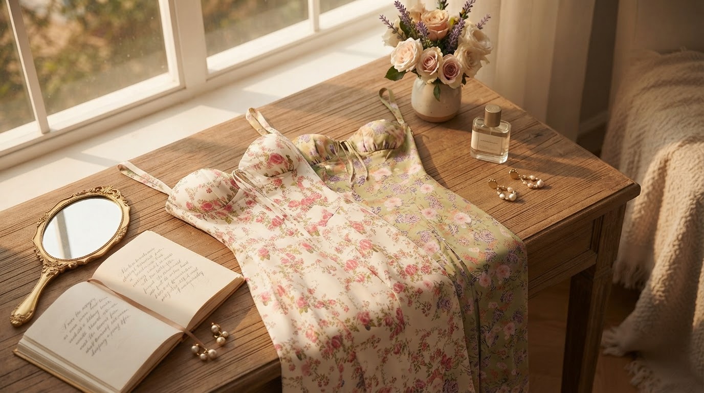 Floral Bustier Midriff Waist Shaper Dress Selection Guide