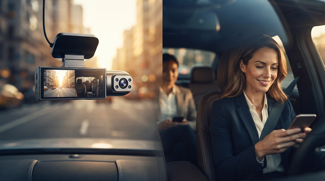 Dual Camera Dash Cam Framework for Rideshare Security