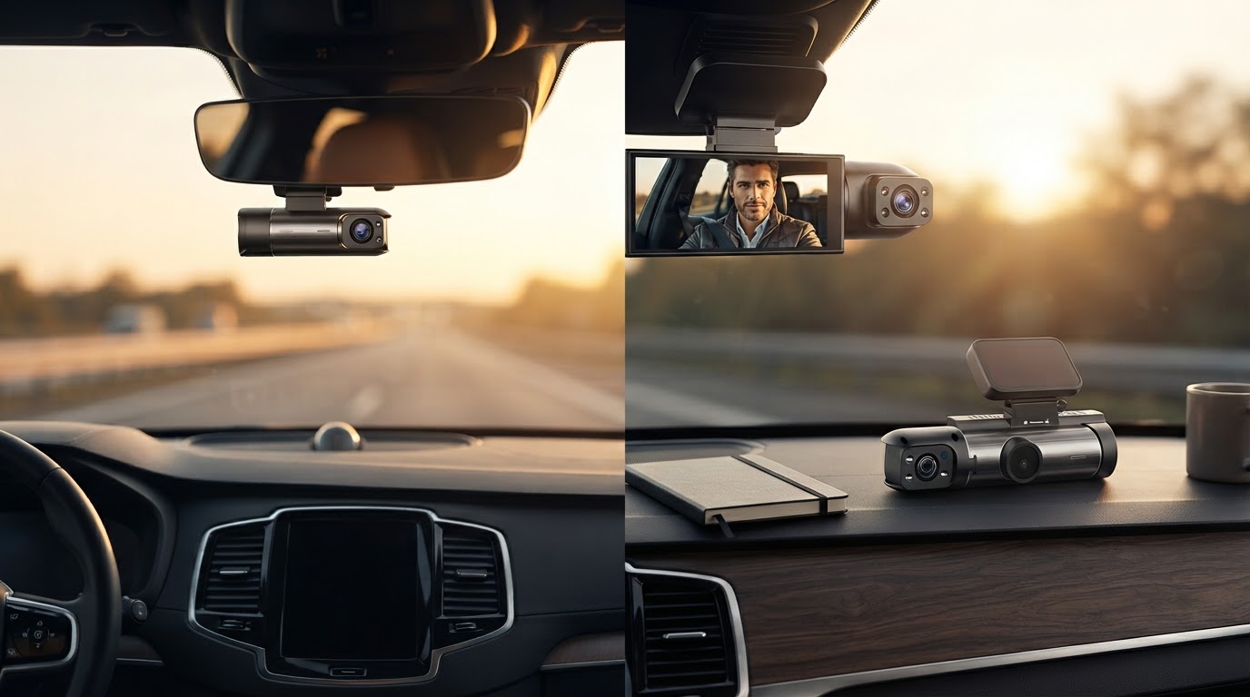 Dual Camera Dash Cam Utility for Cabin Monitoring