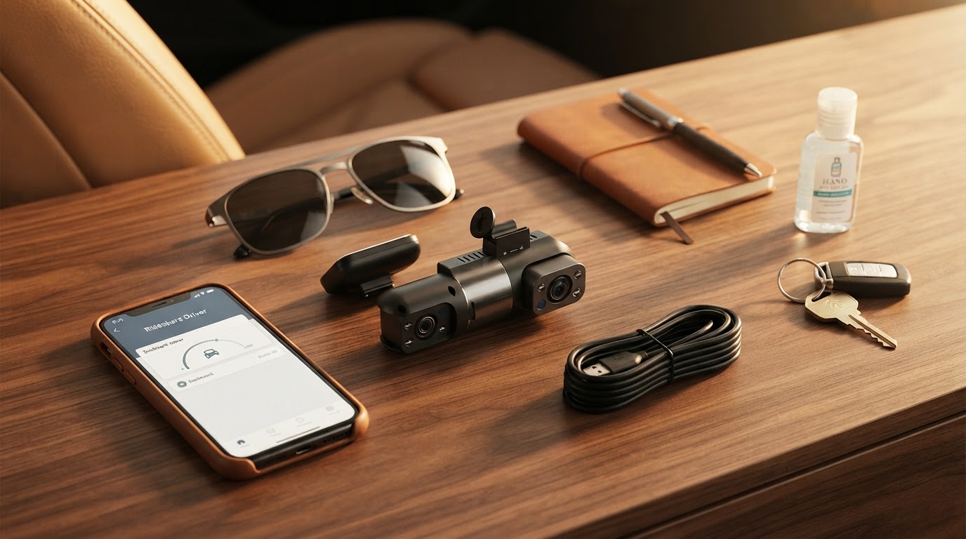 Dual Camera Dash Cam Essentials for Rideshare Safety