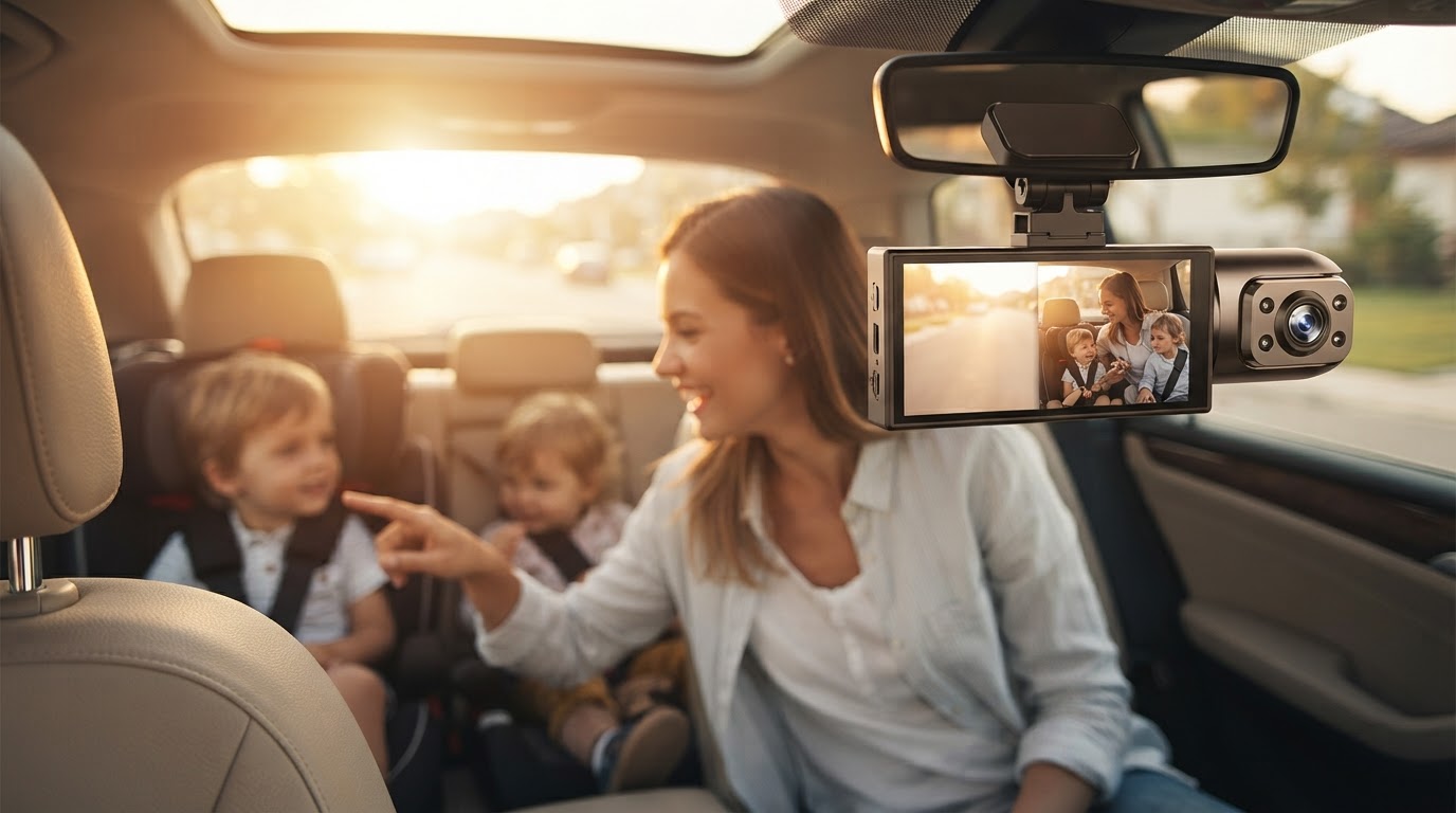 Why choose a Dual Camera Dash Cam with an interior camera?