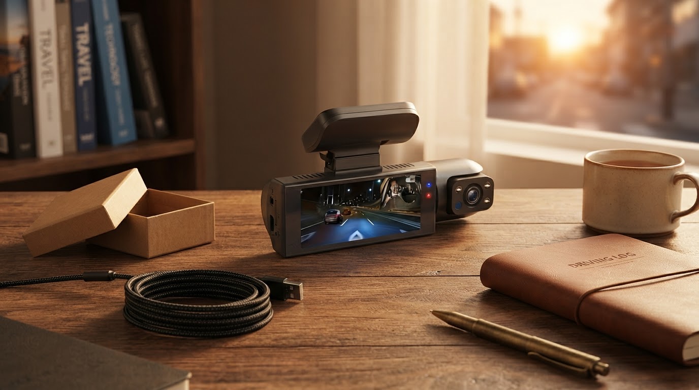 4-Step Easy Install Dual Camera Dash Cam Review