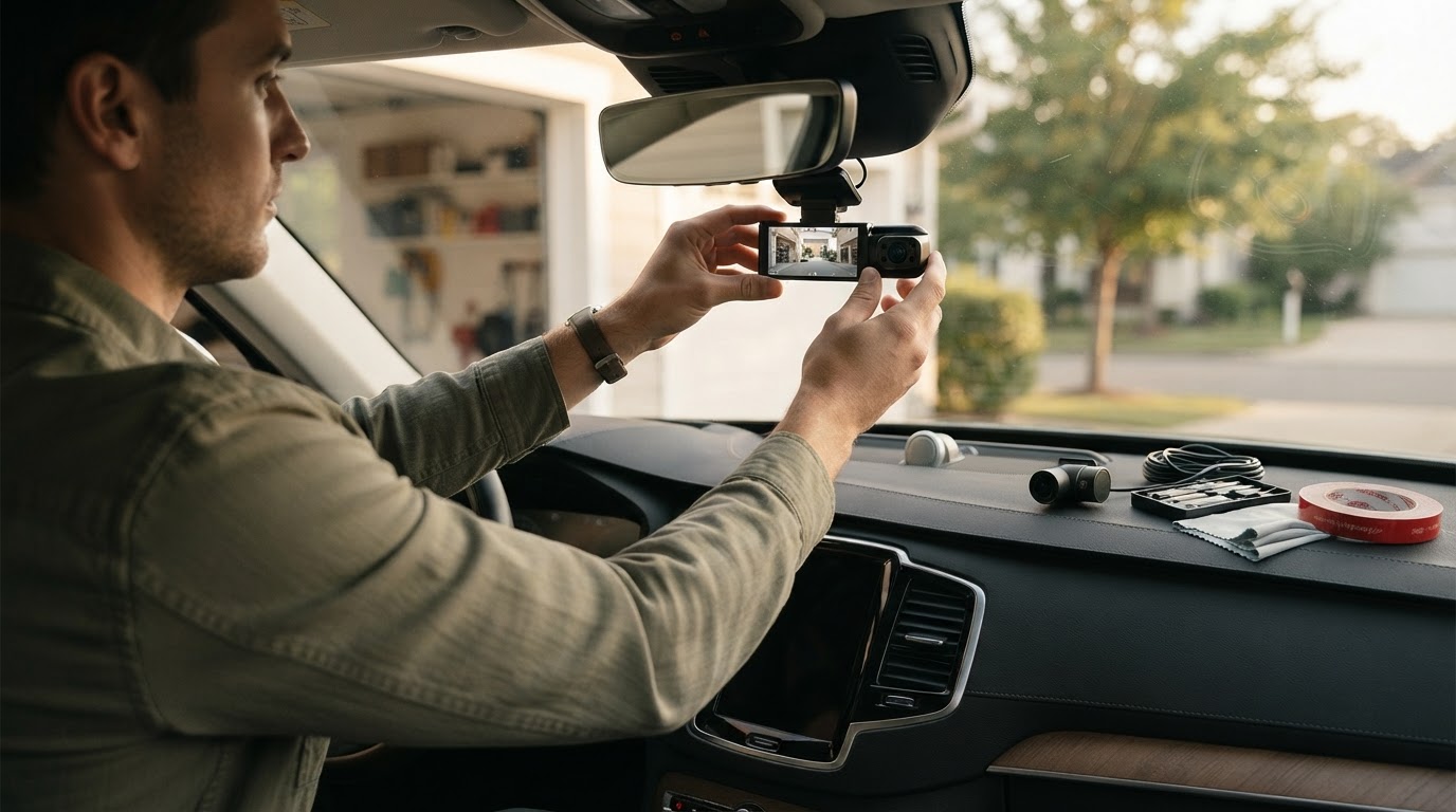 How to Install a Wireless Dual Camera Dash Cam?