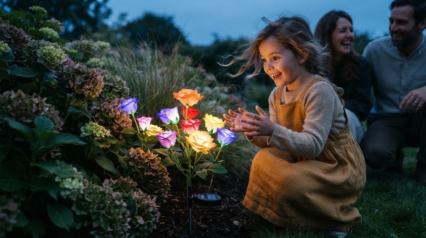 5 Placement Strategies for solar Glow Roses