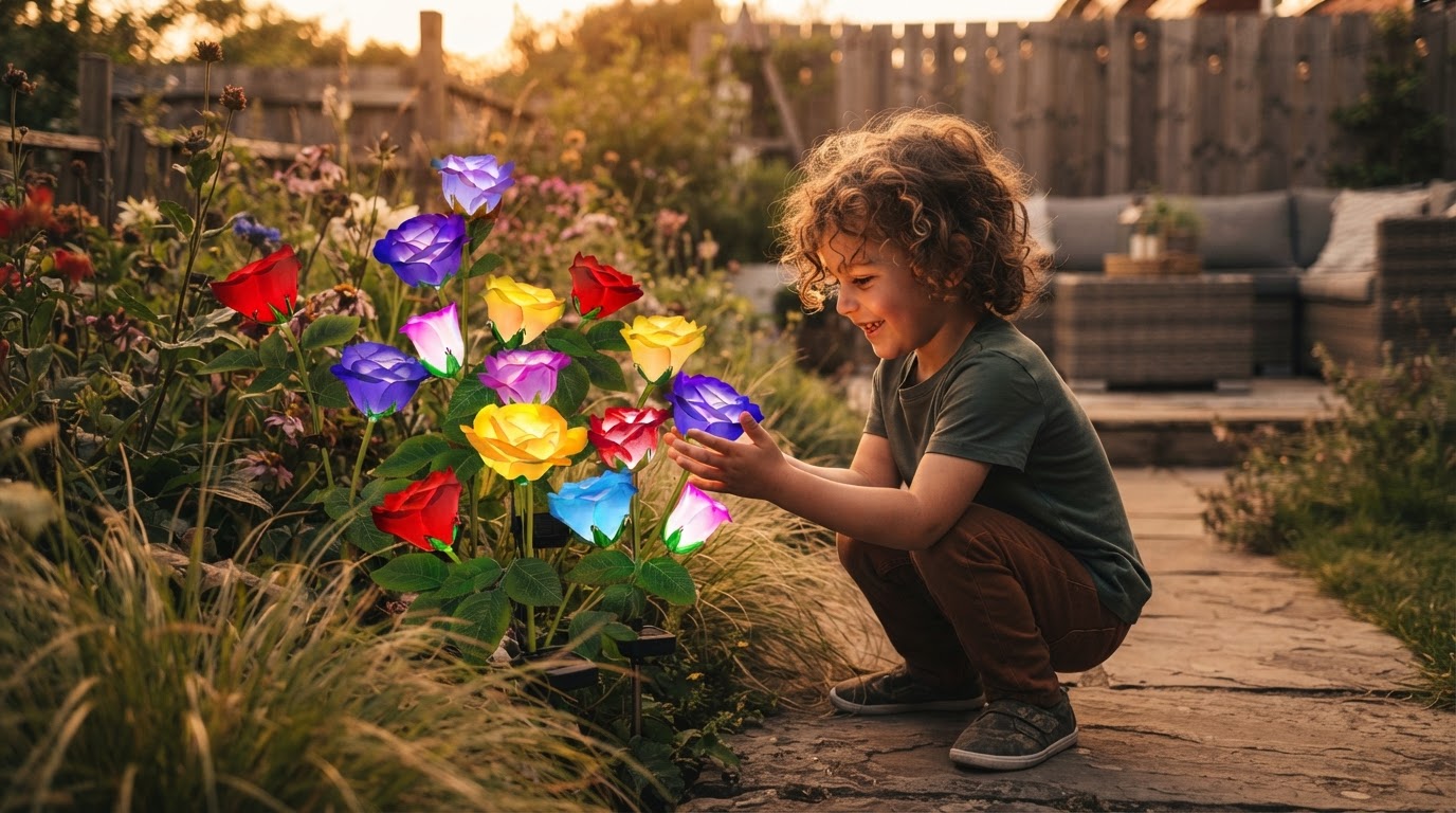 Optimizing Solar Glow Roses for All-Season Yard Displays