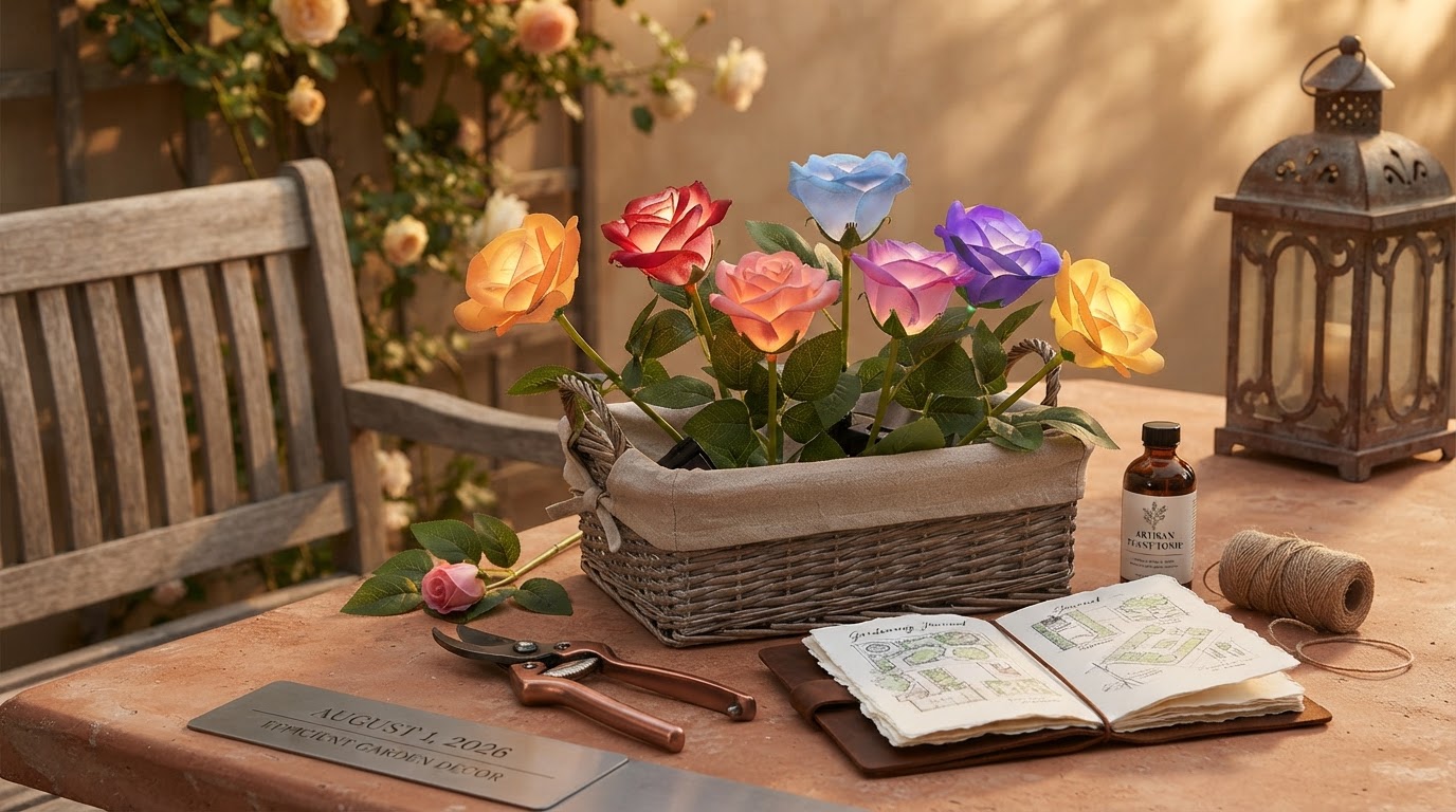 Selecting solar Glow Roses for Modern Garden Gifting