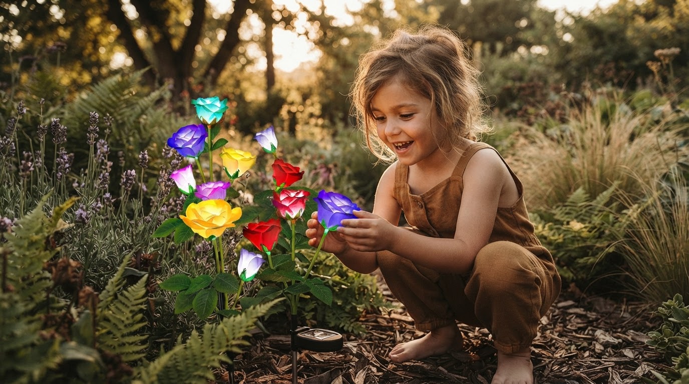 Solar Glow Roses: Optimizing Garden Placement