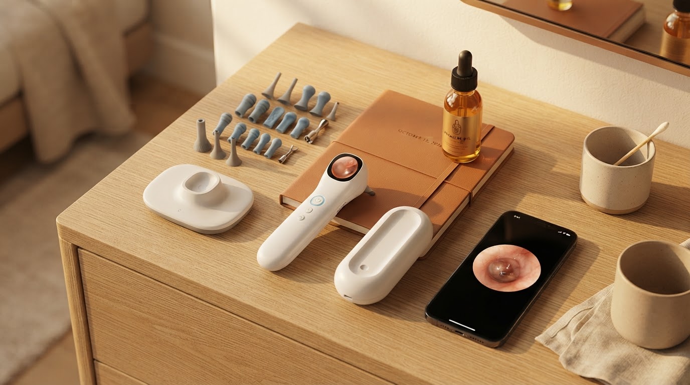 Smart Ear Camera Precision in At-Home Hygiene
