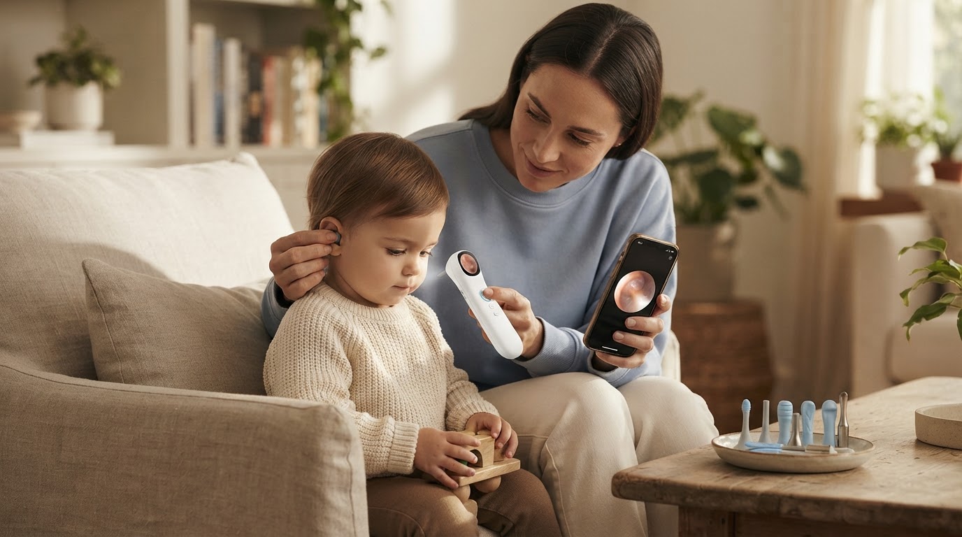 Is a Smart Ear Camera safe for toddler ear exams?