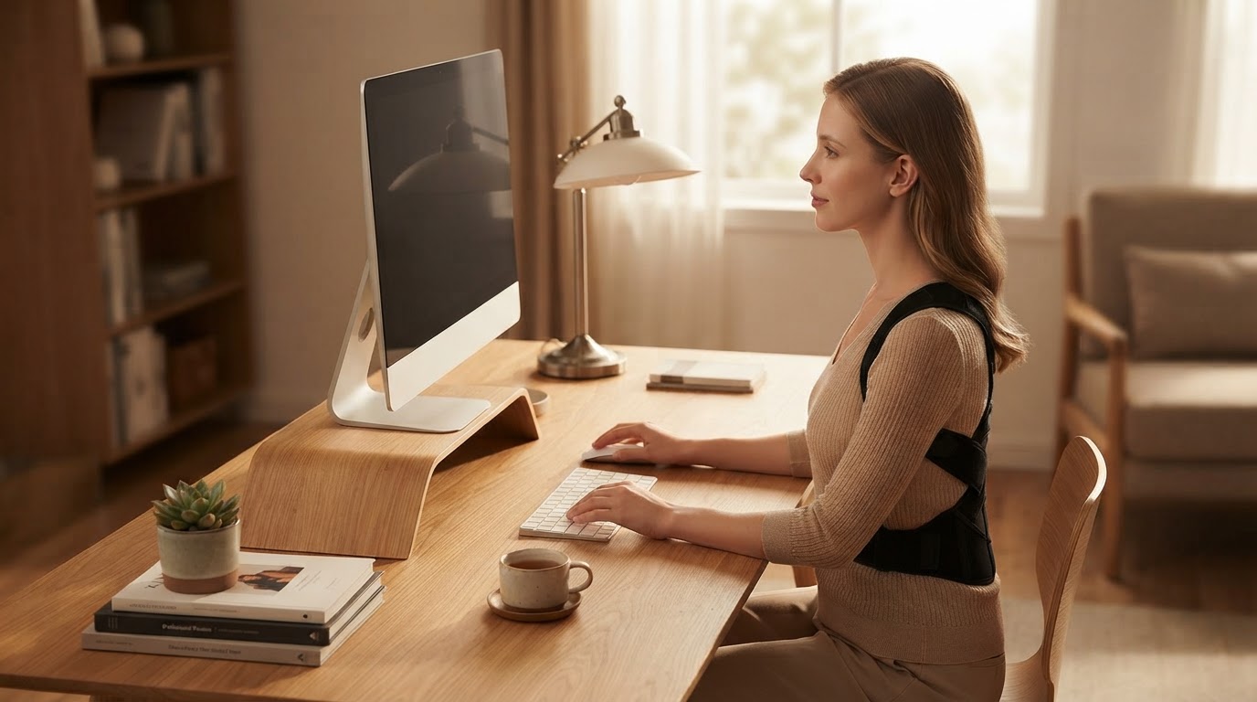 How to Fix Upper Back Slouching at Work: A Step-by-Step Desk Routine