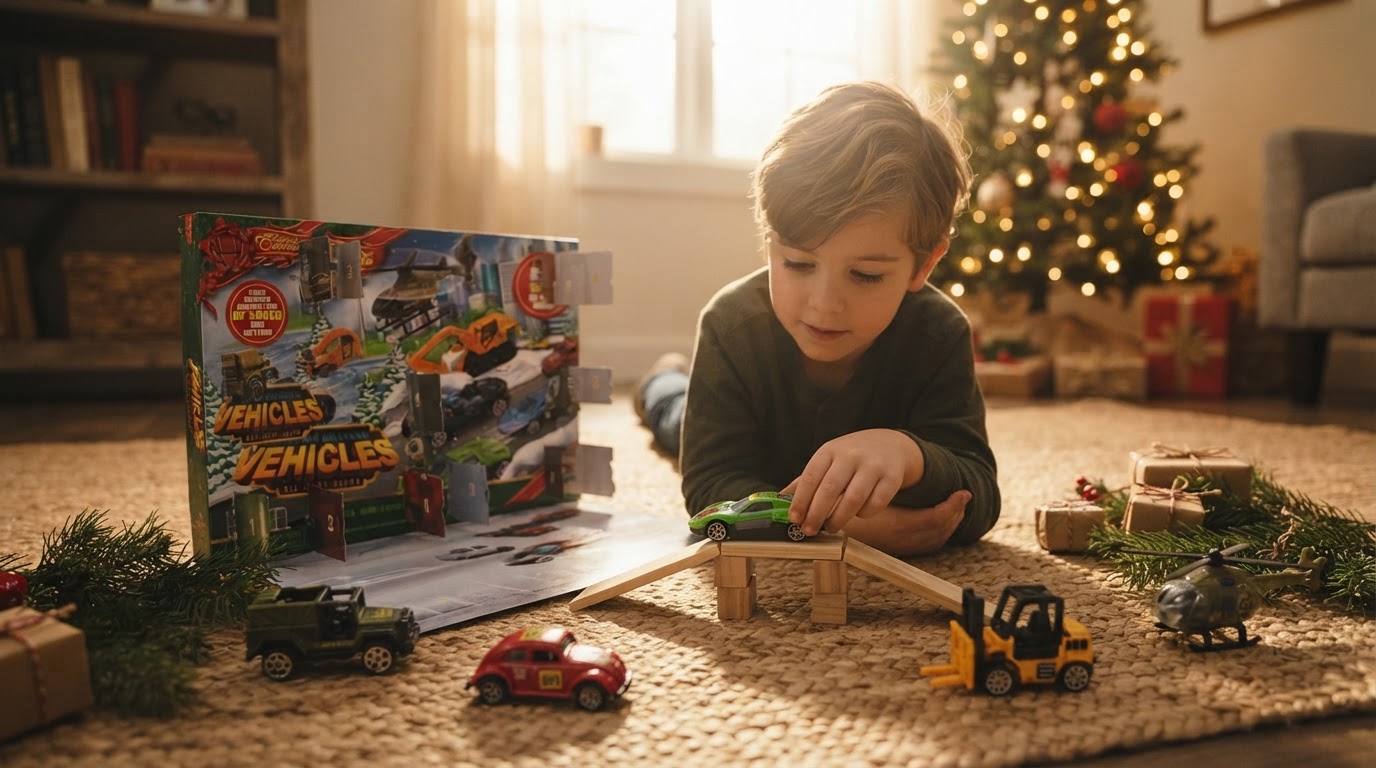What defines a quality Christmas Car Advent Calendar for boys?