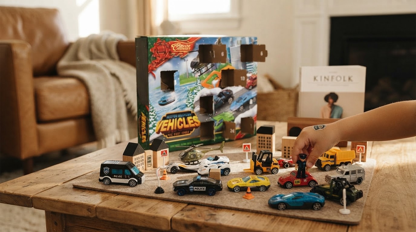 What is in a police car advent calendar?