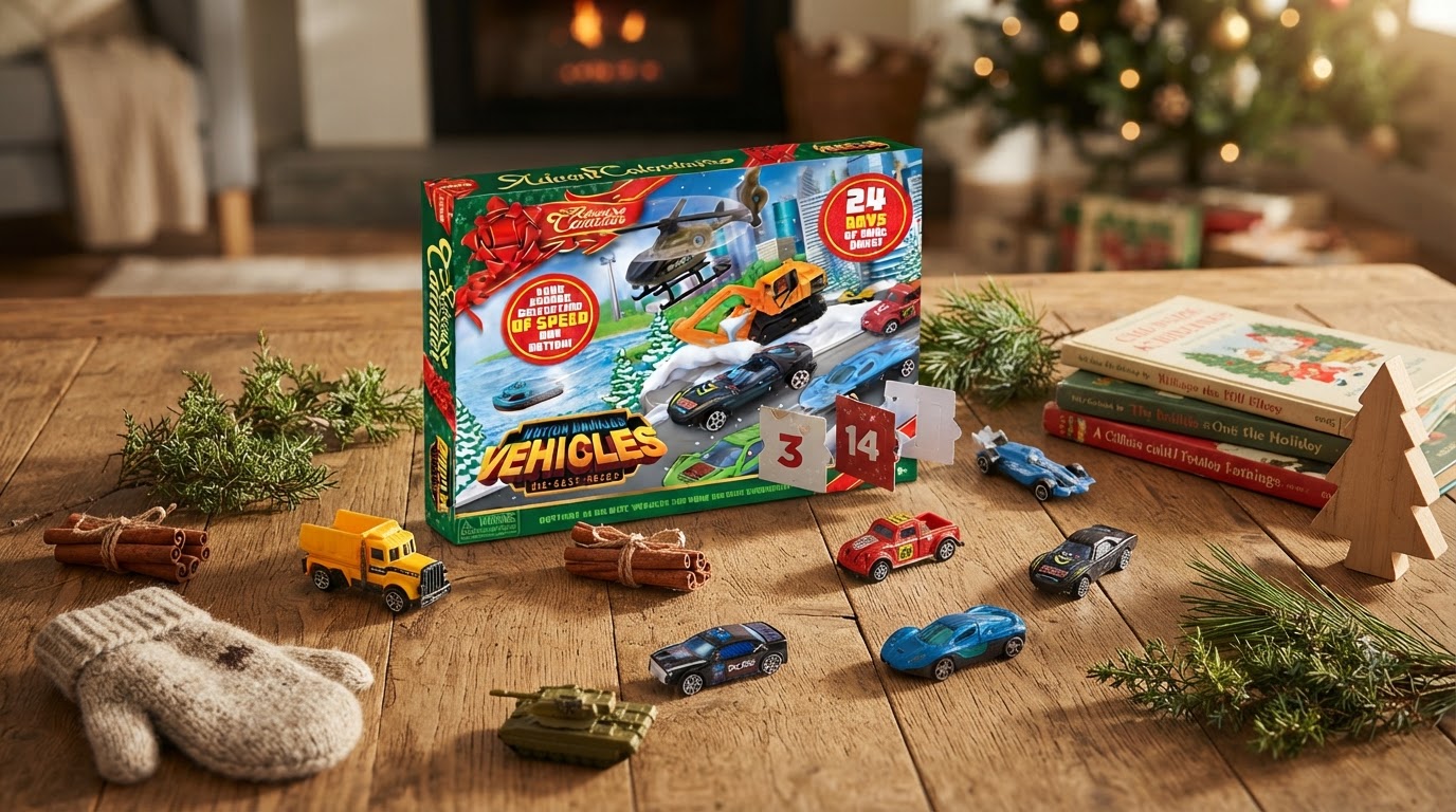 Christmas Car Advent Calendar for Active Toddlers