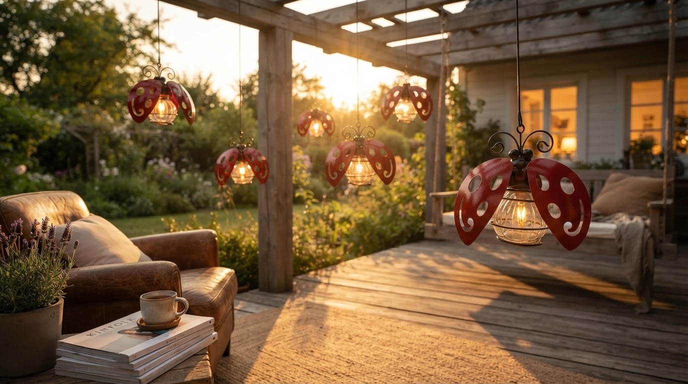 How to Hang Solar Beetle Lights on Your Porch