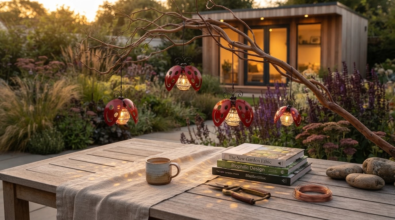 Integrating Solar Beetle Swinging Lights into Modern Gardens