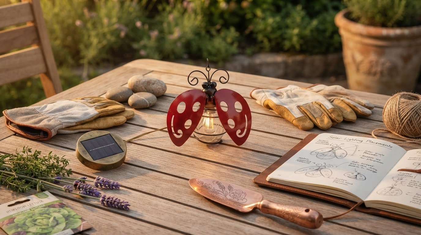 Integrating Solar Beetle Swinging Lights into Modern Gardens