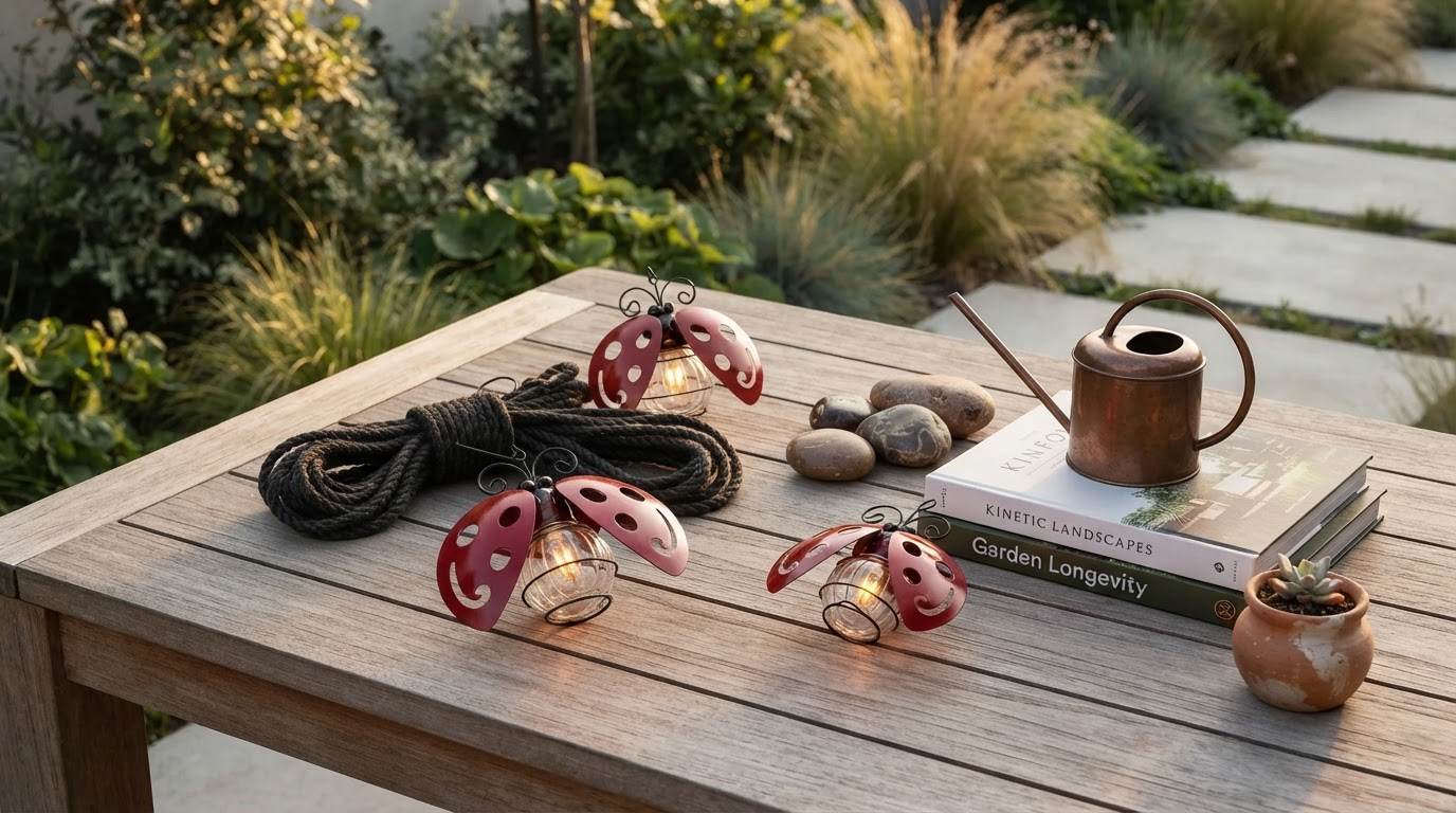 Integrating Solar Beetle Swinging Lights into Modern Gardens