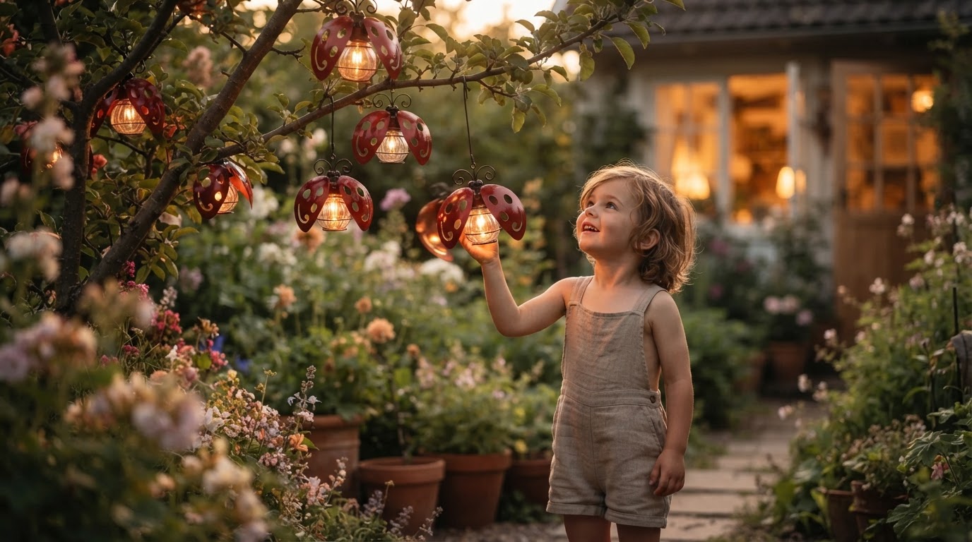 4 Steps to Solar Beetle Swinging Lights Placement