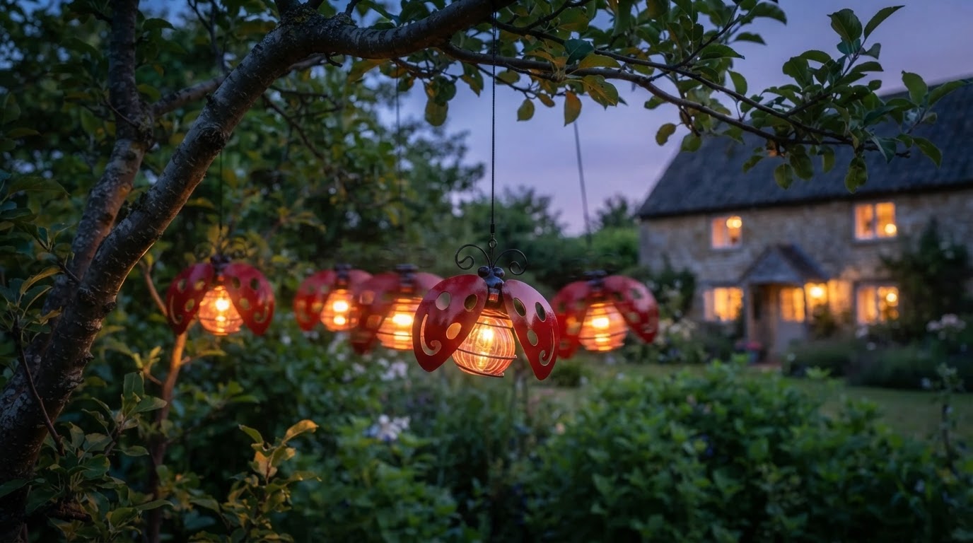 Why do Solar Beetle Swinging Lights move in the wind?