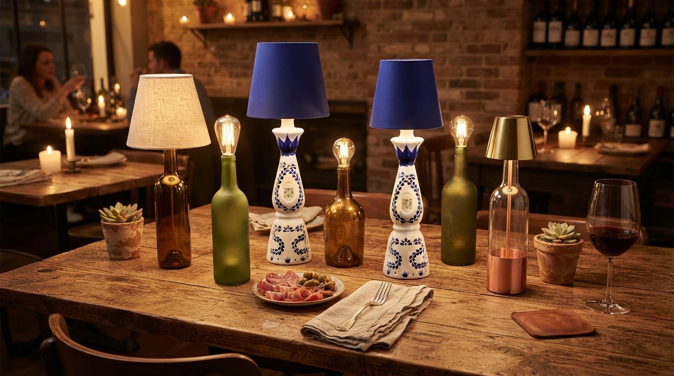 7 Creative Cordless Lighting Ideas for Cozy Restaurant Tables