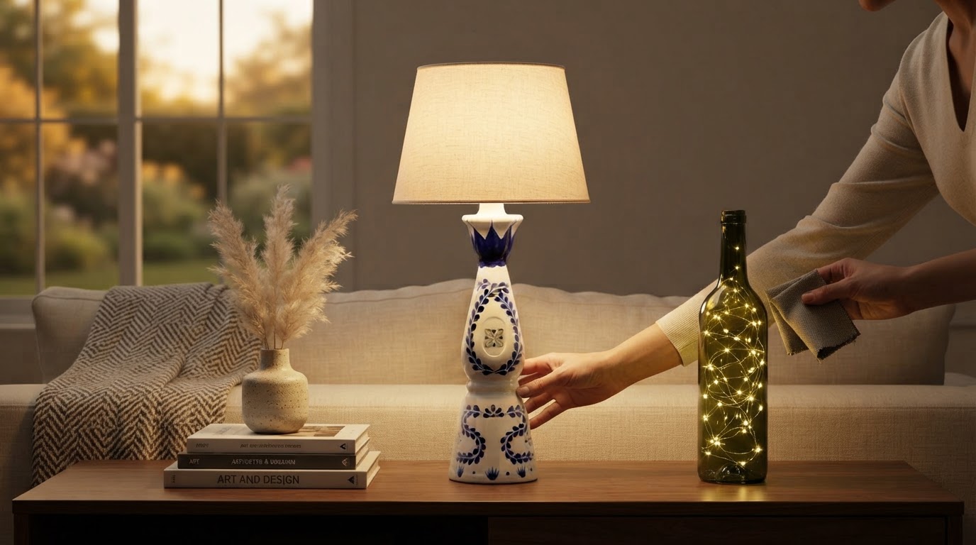 How do DIY wine bottle lights compare to Led Bottle Lamp?