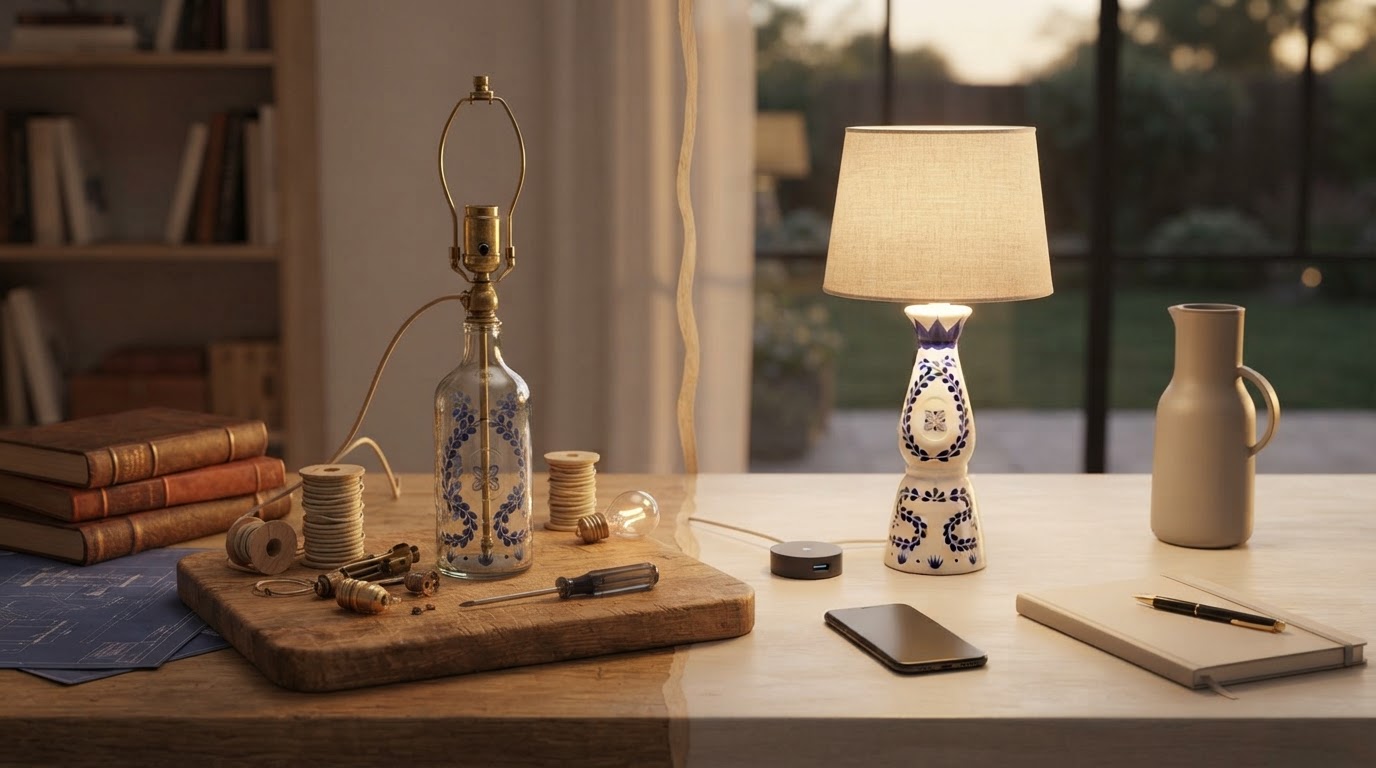 Modernizing the DIY Bottle Lamp Kit Experience