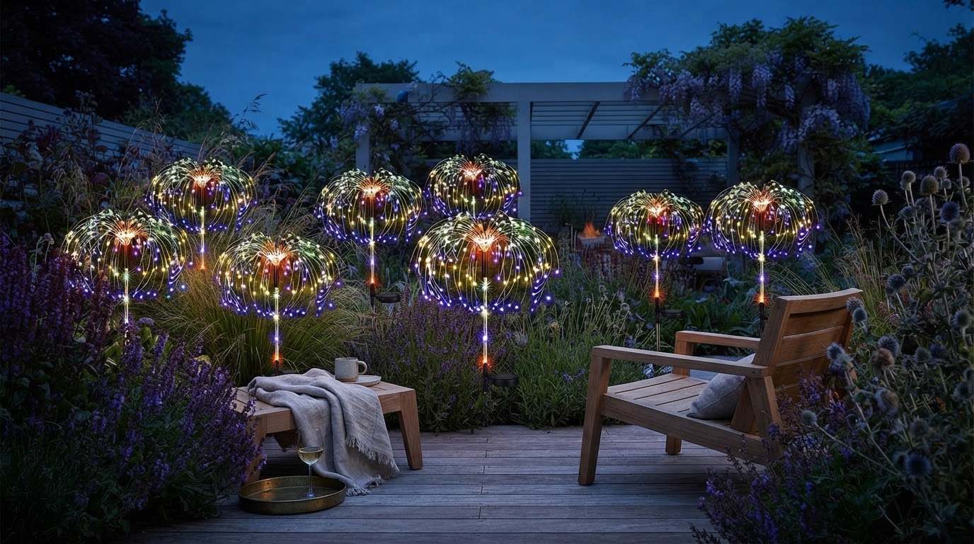 Ditch Tacky Festoons for Solar Firework Light Designs