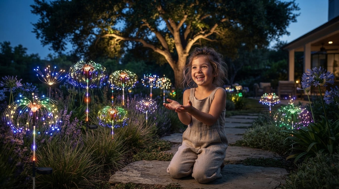 A 5-Step Framework for Solar Firework Light Landscape Design
