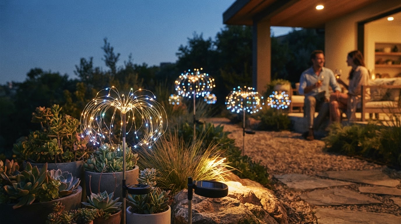How do Solar Firework Light wire fairy lights perform?