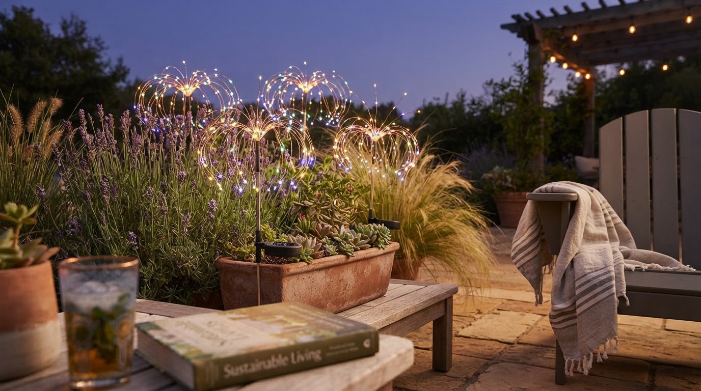 How do outdoor solar sparkler lights actually function?
