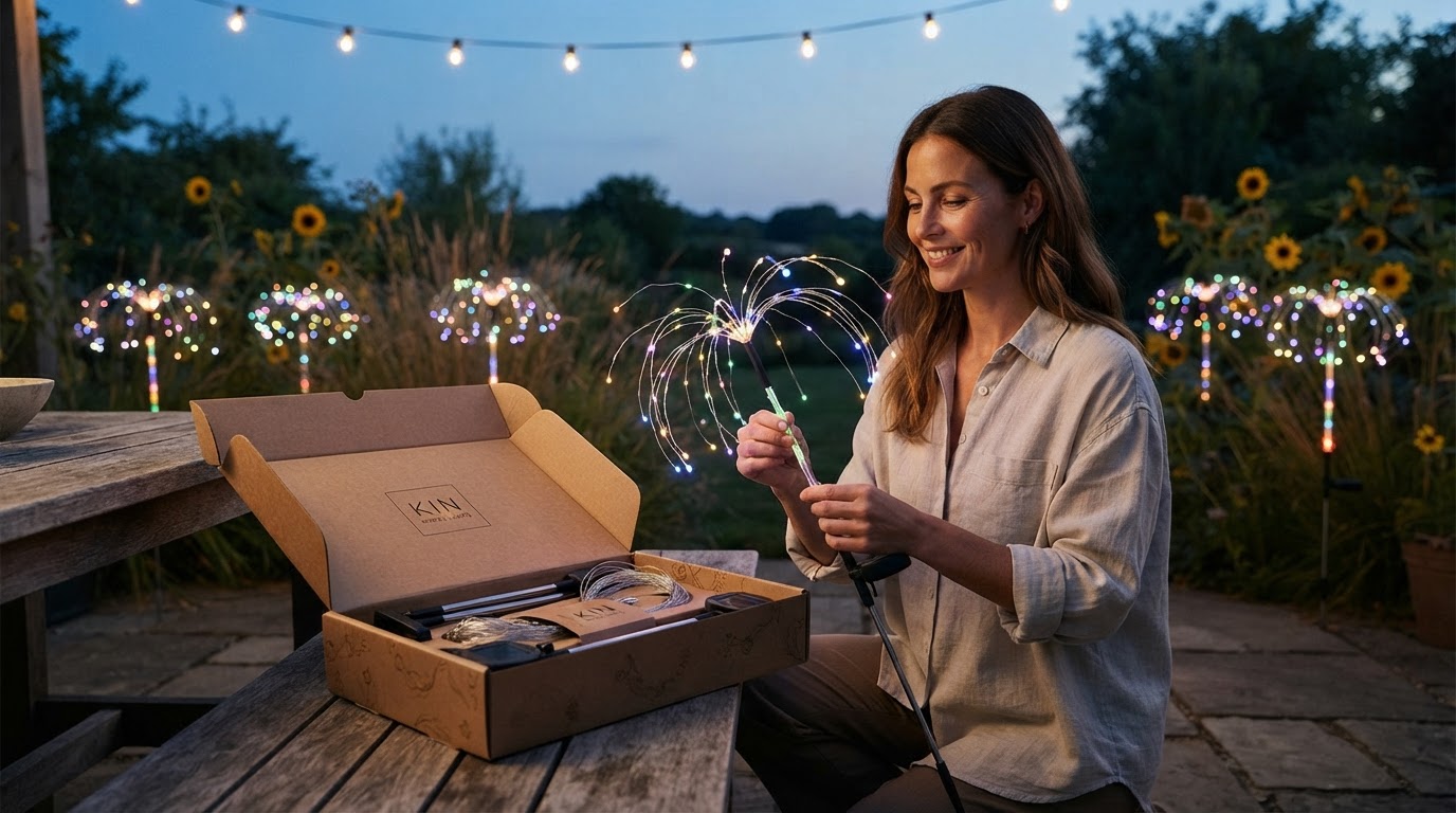 Solar Firework Light Swaying Garden Sunflower Review