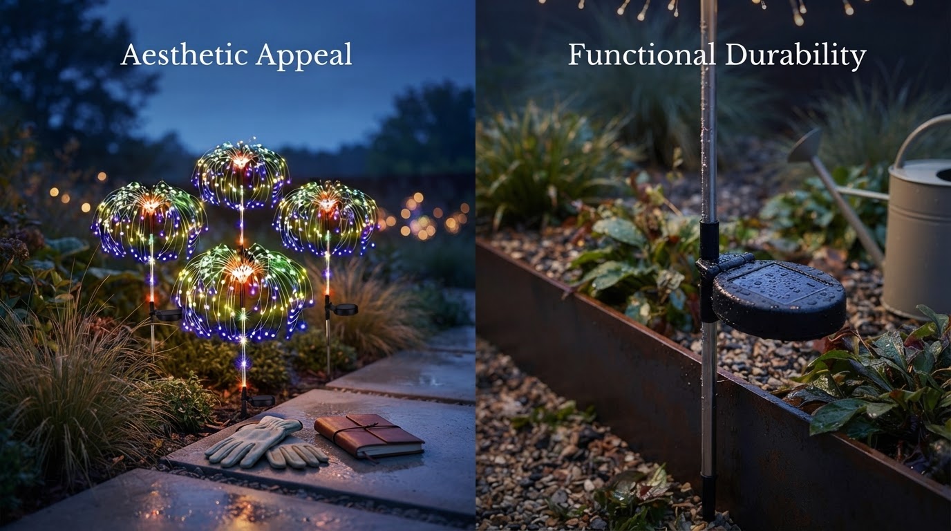 Solar Firework Light Weatherproofing Framework