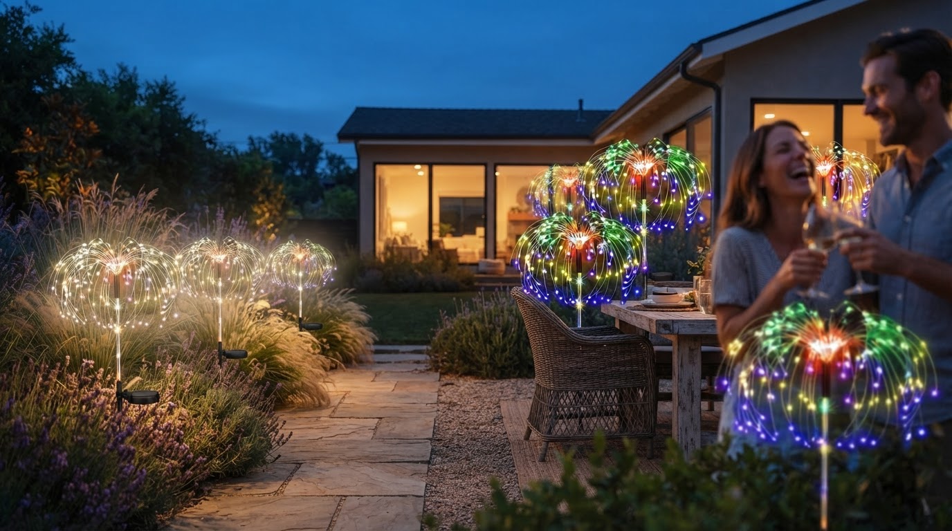 Should I Choose Warm White or Multicolor Solar Firework Light?