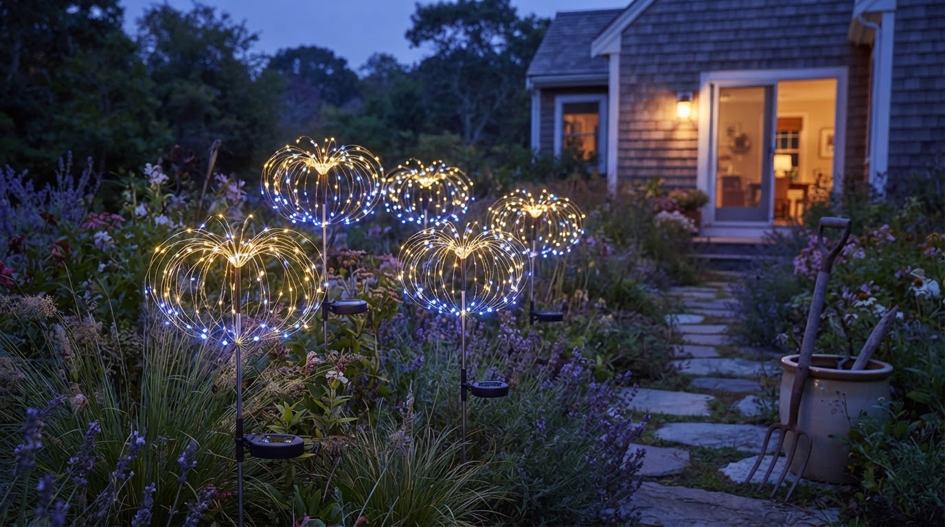 Why Choose Solar Firework Light Dandelion Decor?