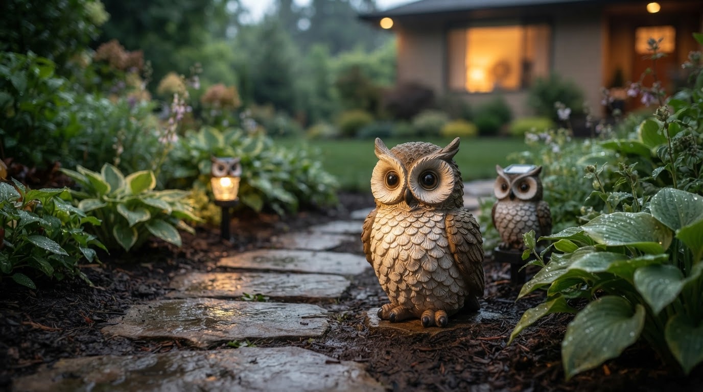 Choosing a Solar Owl Light for Garden Decor