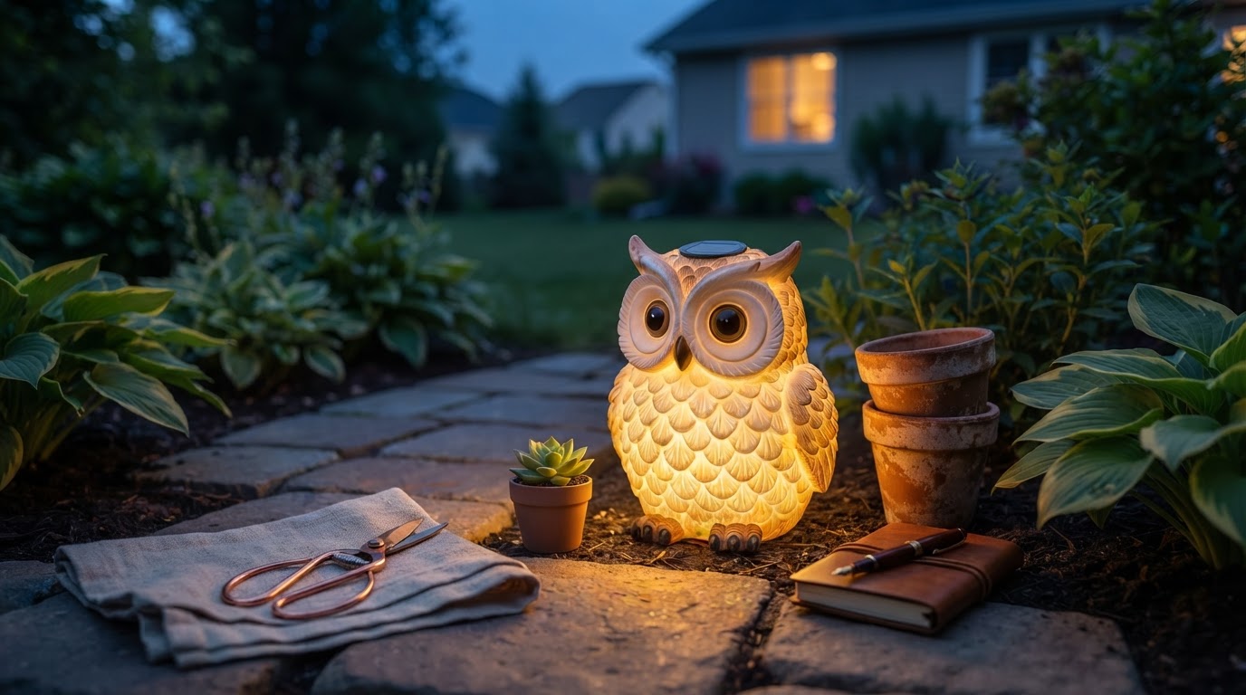 Placement Strategies for Glowing Owl Garden Ornament Solar