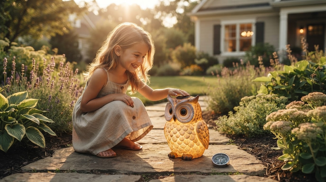 How do I install a Solar Owl Light for maximum efficiency?