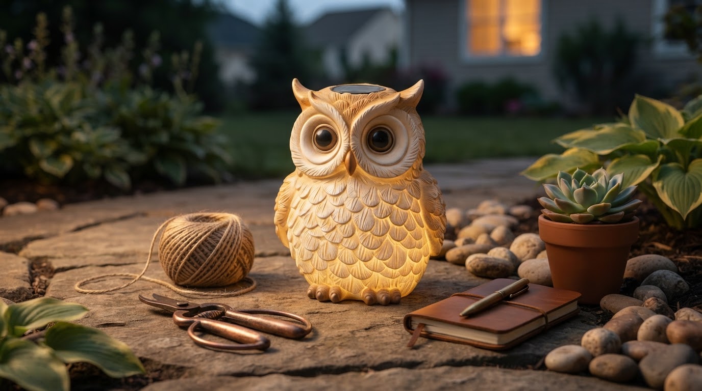 Selecting Solar Owl Light Statues for Garden Utility